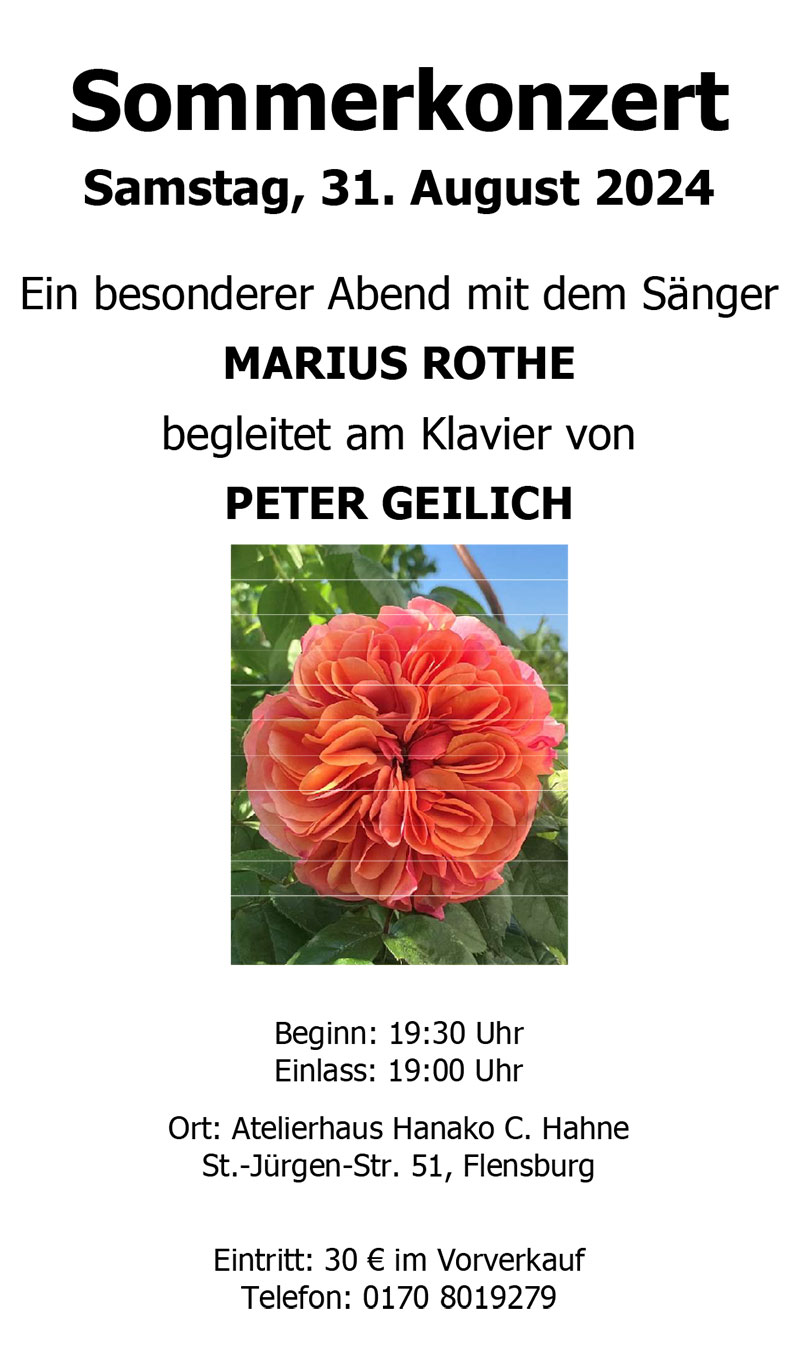 plakat sommerkonzert